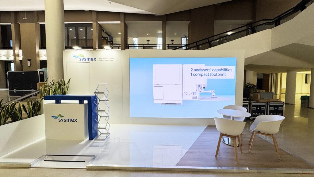 Sysmex stand per congresso