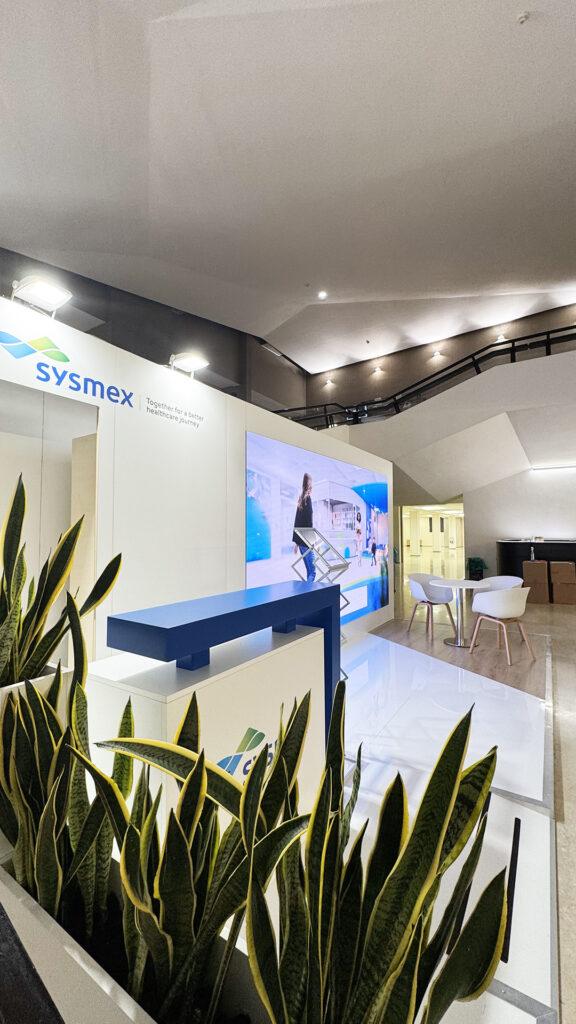 Sysmex stand per congresso